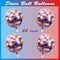 Latex Balloons Red, White & Blue Disco Ball Balloons – 22 Inch Inflatable Patriotic Balloons for 4th of July, Veterans Day, Birthday, Party & USA Decorations
